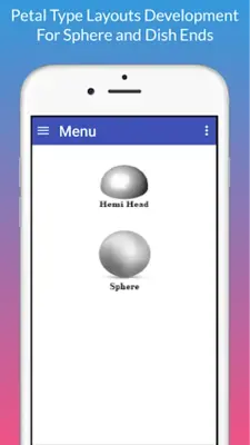 Petal Layout  Sphere, Dish Ends android App screenshot 7